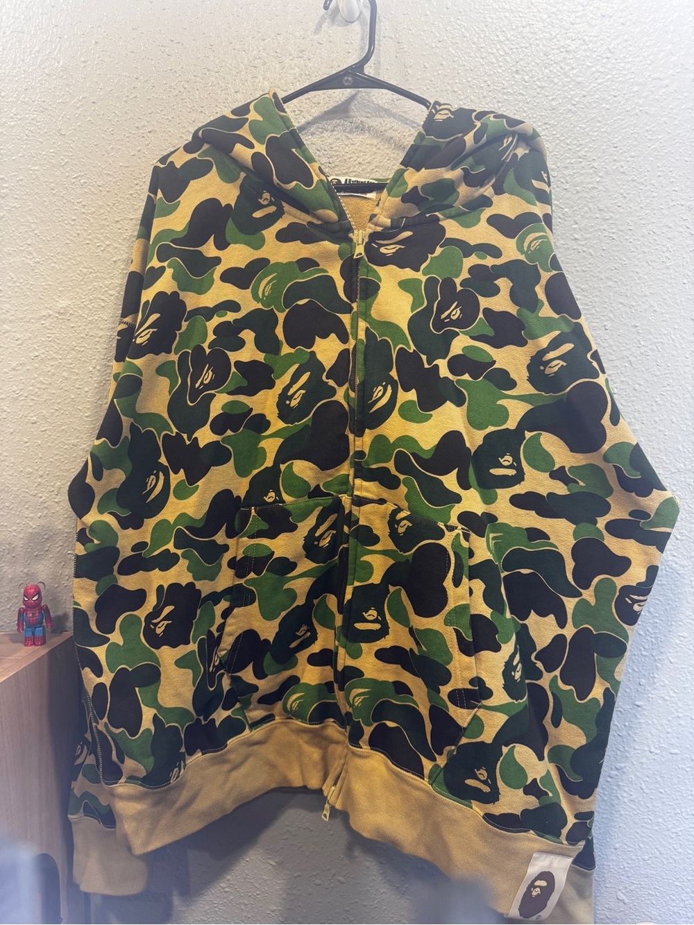 A Bathing Ape Giant ABC Camo Full Zip Hoodie - Green Camo